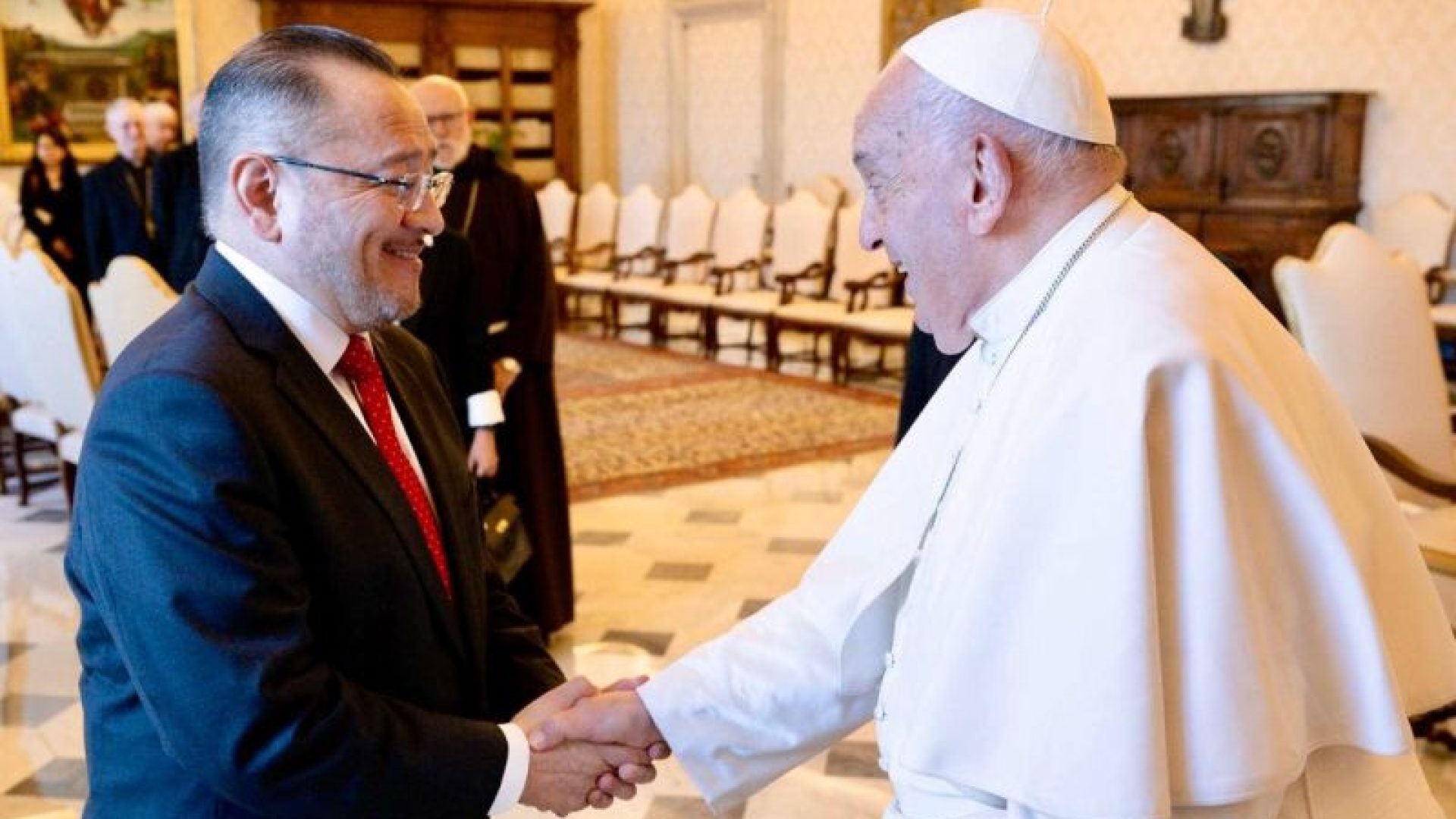 Rodrigo Guerra y el Papa Francisco